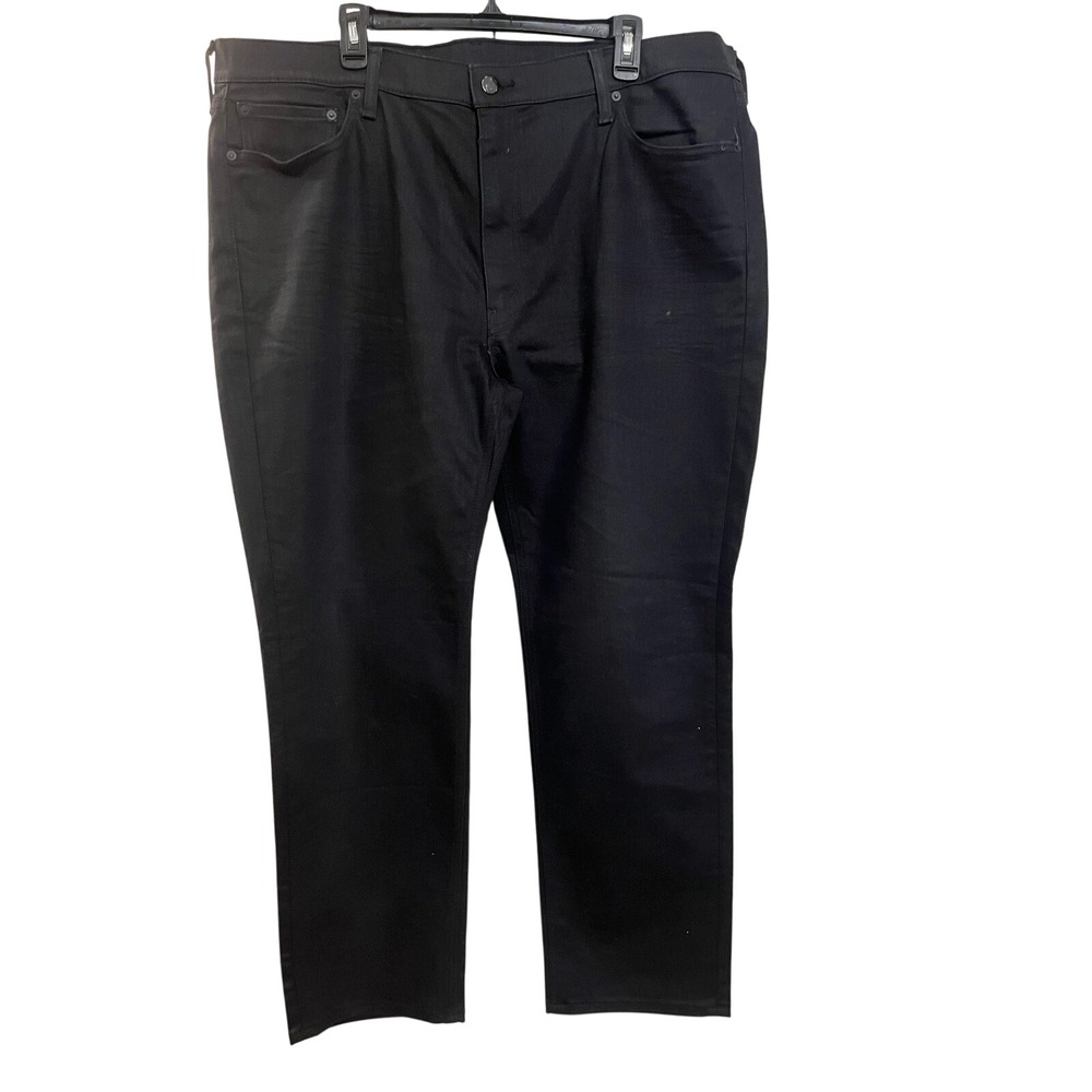 Levi‎ Strauss 541 Athletic Fit Black Jeans Mens W42 L32 Straight Leg Denim Pants